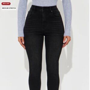 Fashion Nova Black High Rise Skinny Jean - 15/XL